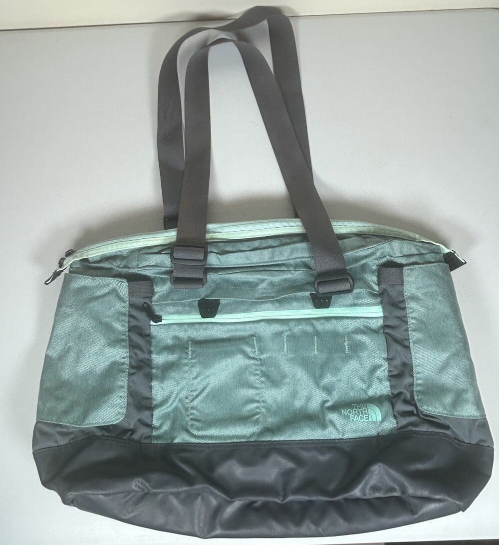 The North Face Tannen Yoga Tote Bag Mint Green 68L Travel Gym Weekender Carryall
